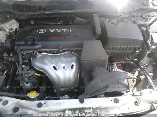 4T1BE46KX8U735918 - 2008 TOYOTA CAMRY CE/LE/XLE/SE WHITE photo 10