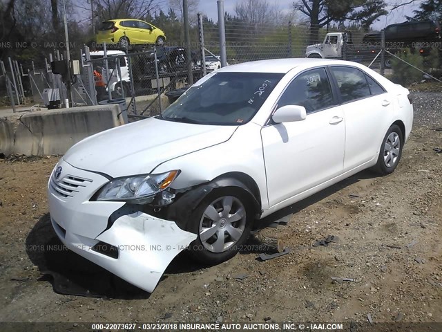 4T1BE46KX8U735918 - 2008 TOYOTA CAMRY CE/LE/XLE/SE WHITE photo 2