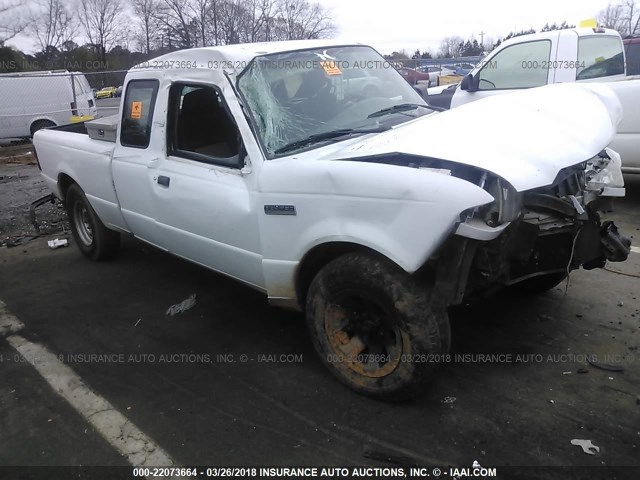 1FTYR14U47PA40384 - 2007 FORD RANGER SUPER CAB WHITE photo 1