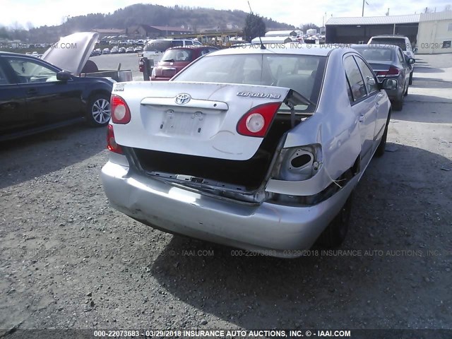 1NXBR32E08Z985392 - 2008 TOYOTA COROLLA CE/LE/S SILVER photo 6