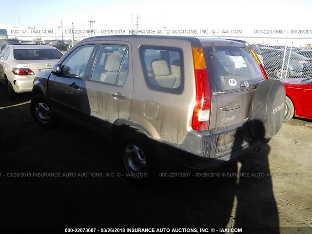 SHSRD78474U229741 - 2004 HONDA CR-V LX CREAM photo 3