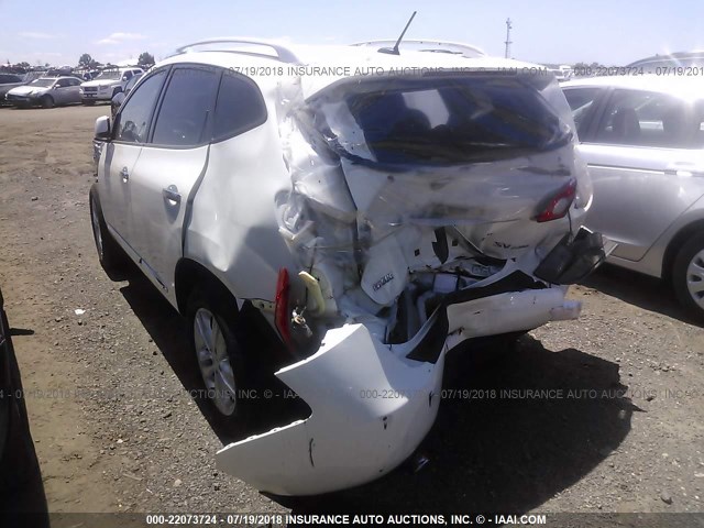 JN8AS5MV8CW408513 - 2012 NISSAN ROGUE S/SV WHITE photo 3