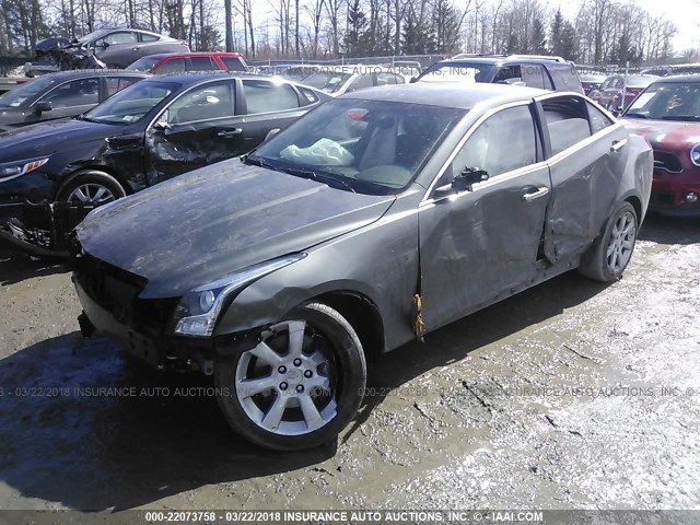 1G6AG5RX1G0179434 - 2016 CADILLAC ATS GRAY photo 2