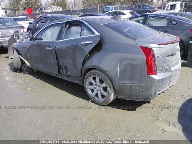 1G6AG5RX1G0179434 - 2016 CADILLAC ATS GRAY photo 3