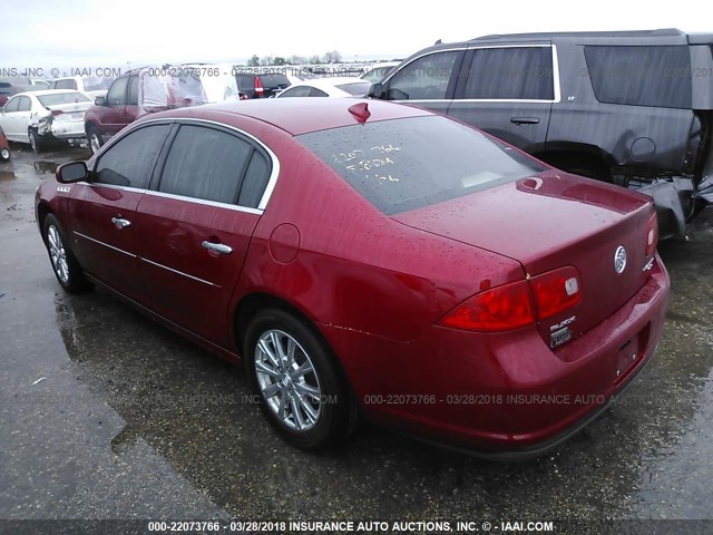 1G4HC5EM9AU112479 - 2010 BUICK LUCERNE CXL RED photo 3