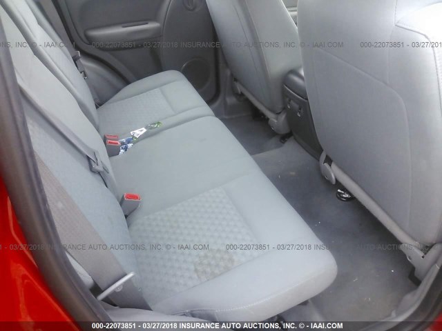 1J4GL48K95W615972 - 2005 JEEP LIBERTY SPORT 红色 照片 8