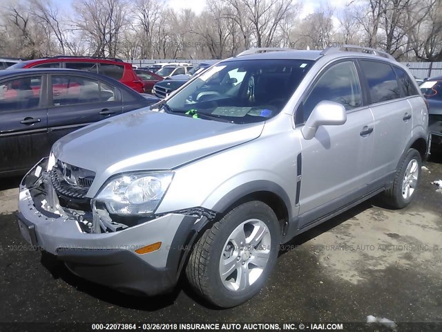 3GNAL2EK4ES654377 - 2014 CHEVROLET CAPTIVA LS SILVER photo 2