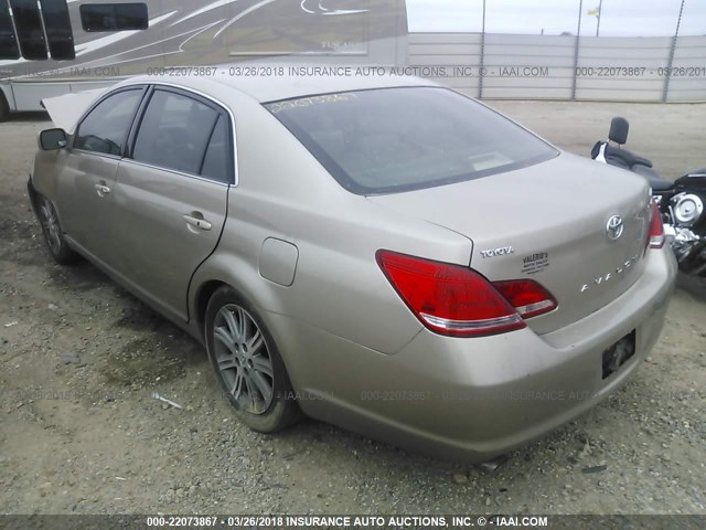 4T1BK36B87U200345 - 2007 TOYOTA AVALON XL/XLS/TOURING/LIMITED TAN photo 3