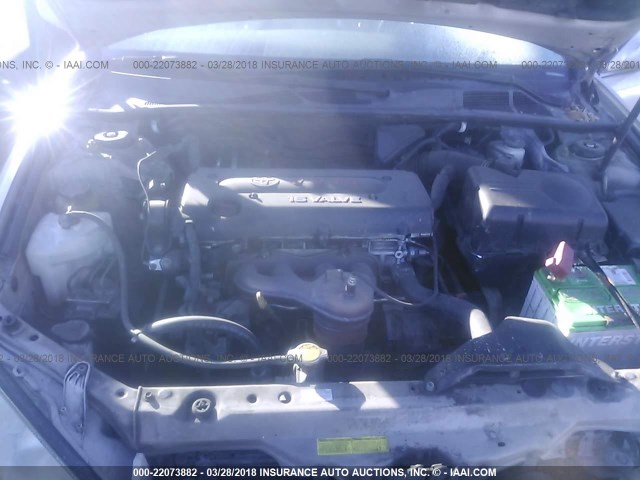 4T1BE32K85U033172 - 2005 TOYOTA CAMRY LE/XLE/SE GRAY photo 10