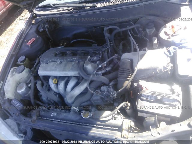 1Y1SK5288WZ421502 - 1998 CHEVROLET GEO PRIZM LSI BLUE photo 10