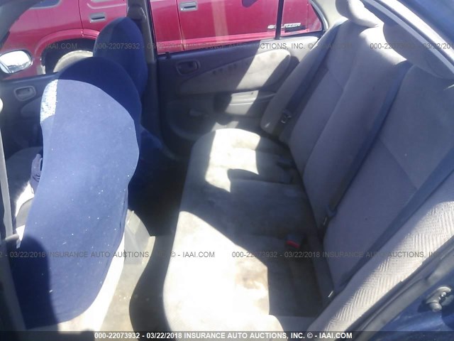 1Y1SK5288WZ421502 - 1998 CHEVROLET GEO PRIZM LSI BLUE photo 8