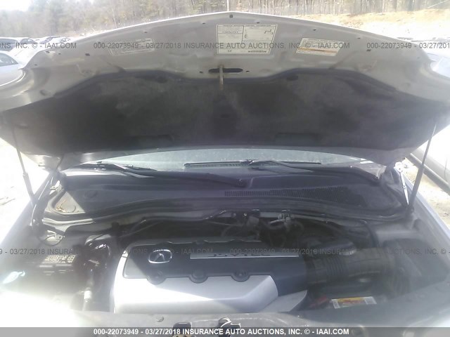 2HNYD186X3H538043 - 2003 ACURA MDX TOURING SILVER photo 10