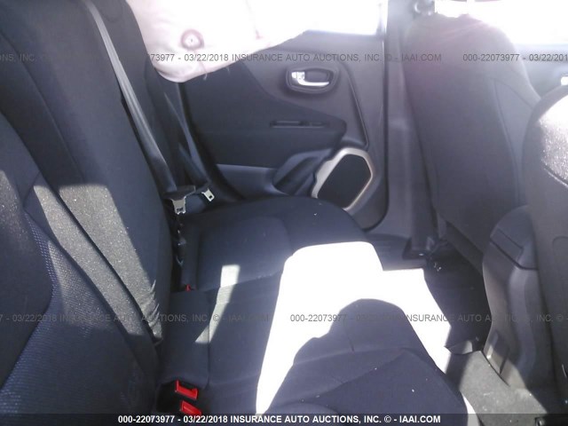 ZACCJBAB5HPE44261 - 2017 JEEP RENEGADE SPORT Արծաթագույն լուսանկար 8