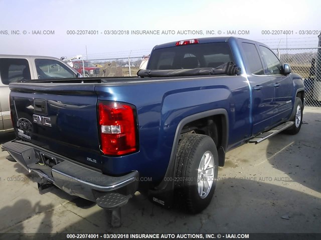 1GTR1UEC4FZ325625 - 2015 GMC SIERRA C1500 SLE BLUE photo 4