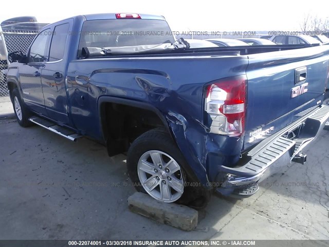 1GTR1UEC4FZ325625 - 2015 GMC SIERRA C1500 SLE BLUE photo 6