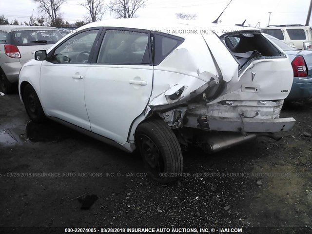 5Y2SP67819Z444693 - 2009 PONTIAC VIBE WHITE photo 3