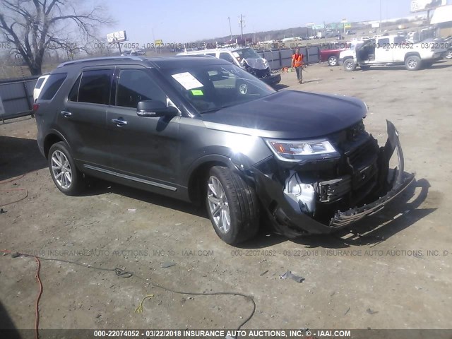 1FM5K7F85HGC69146 - 2017 FORD EXPLORER LIMITED 灰色 照片 1