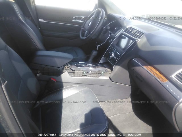 1FM5K7F85HGC69146 - 2017 FORD EXPLORER LIMITED 灰色 照片 5