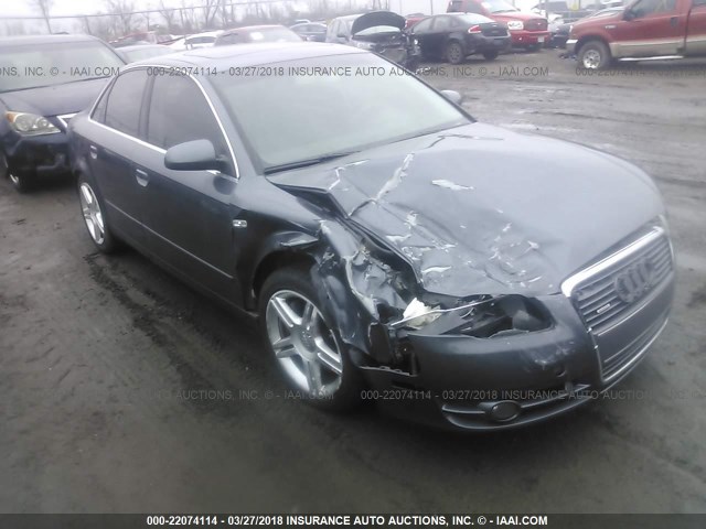 WAUDF78E66A252179 - 2006 AUDI A4 2.0T QUATTRO GRAY photo 1