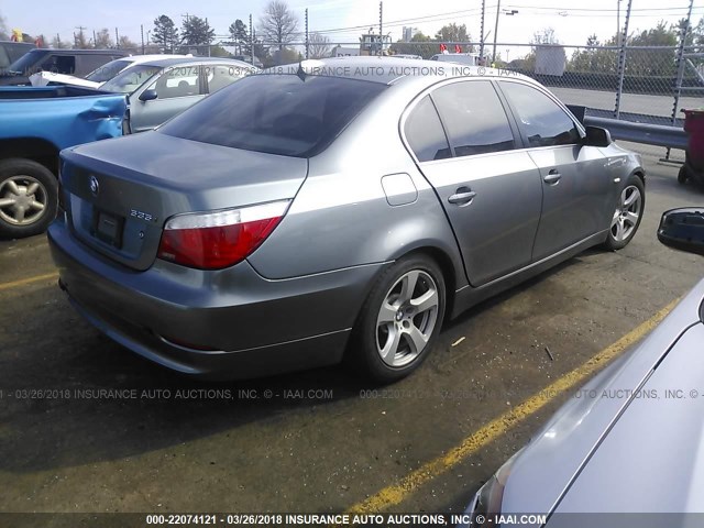 WBANW13568CZ79242 - 2008 BMW 535 I GRAY photo 4