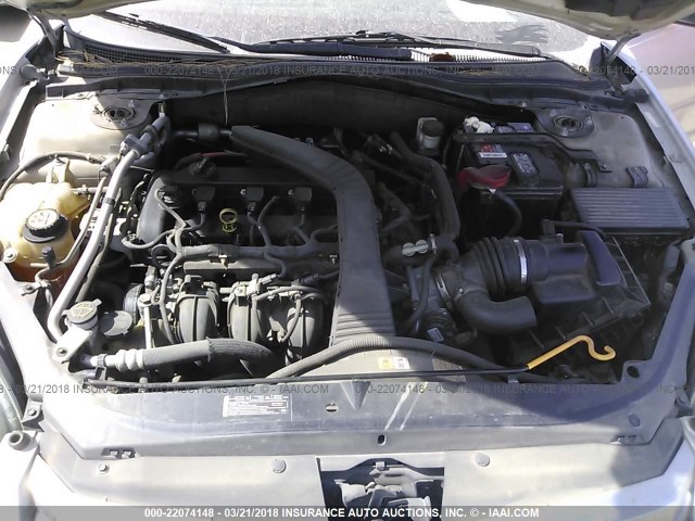 3FAFP06Z56R250666 - 2006 FORD FUSION S GRAY photo 10