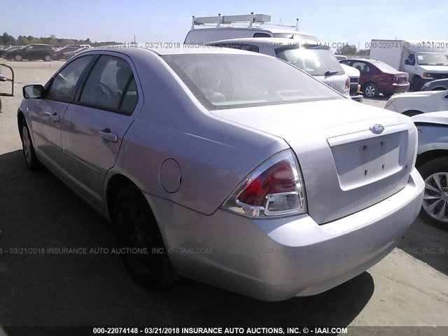 3FAFP06Z56R250666 - 2006 FORD FUSION S GRAY photo 3