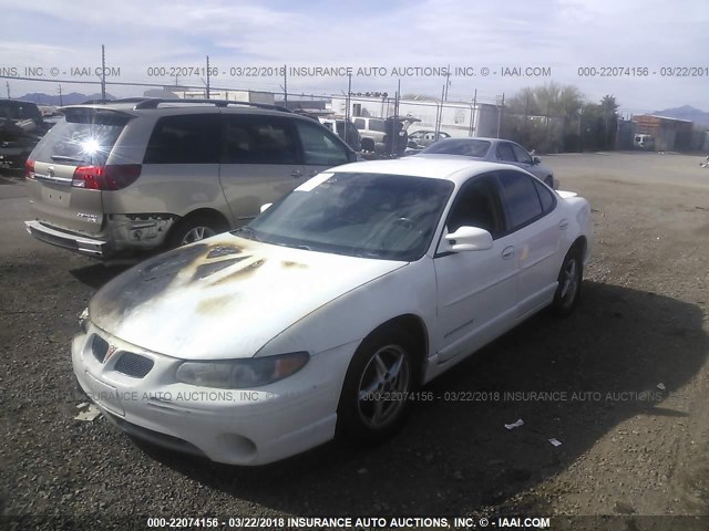 1G2WP52K12F200617 - 2002 PONTIAC GRAND PRIX GT WHITE photo 2