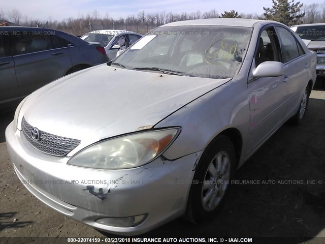 4T1BE30K84U881277 - 2004 TOYOTA CAMRY LE/XLE/SE SILVER photo 2
