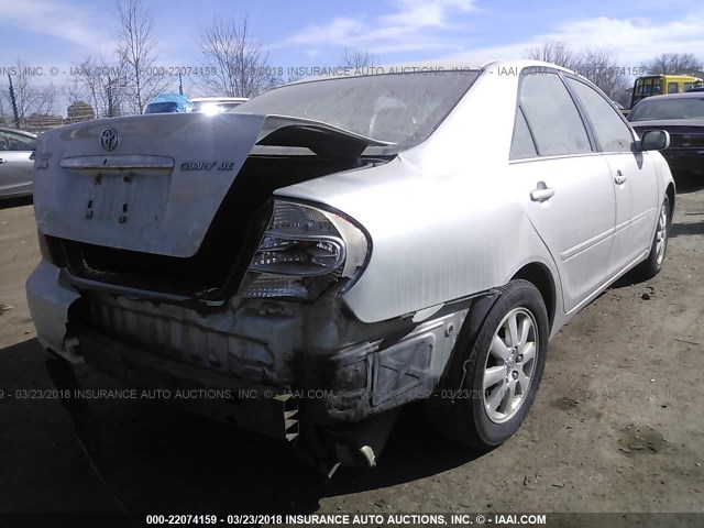 4T1BE30K84U881277 - 2004 TOYOTA CAMRY LE/XLE/SE SILVER photo 4