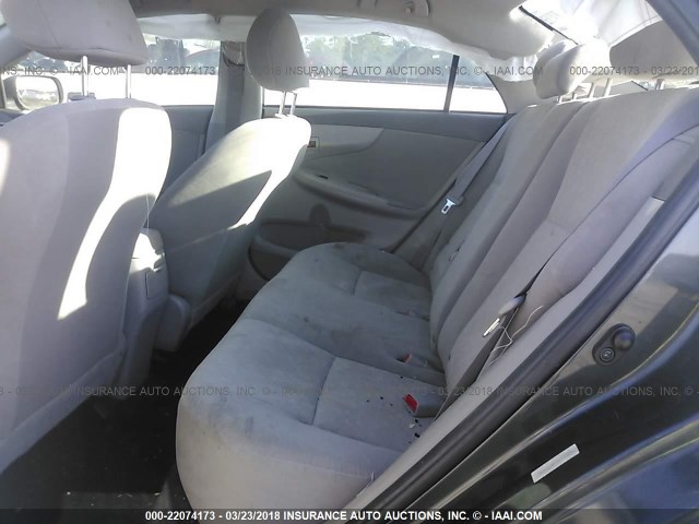 1NXBU40EX9Z076438 - 2009 TOYOTA COROLLA S/LE/XLE GRAY photo 8