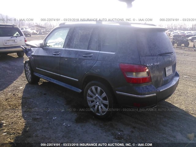 WDCGG8HBXAF498795 - 2010 MERCEDES-BENZ GLK 350 4MATIC GRAY photo 3