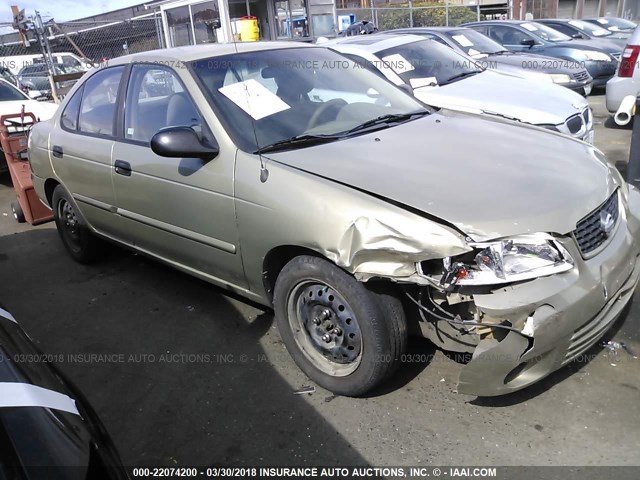 3N1CB51D93L699788 - 2003 NISSAN SENTRA XE/GXE TAN photo 1