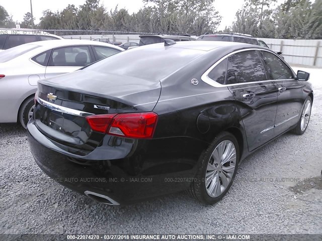 1G1145S31HU148930 - 2017 CHEVROLET IMPALA PREMIER BLACK photo 4