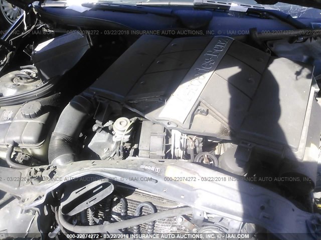 WDBRF61J65A652315 - 2005 MERCEDES-BENZ C 240 BLACK photo 10