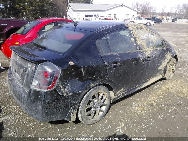 3N1CB6AP0BL708862 - 2011 NISSAN SENTRA SE-R SPEC V BLACK photo 4