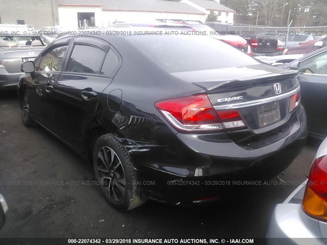 2HGFB2F92DH550776 - 2013 HONDA CIVIC EXL Qara foto 3