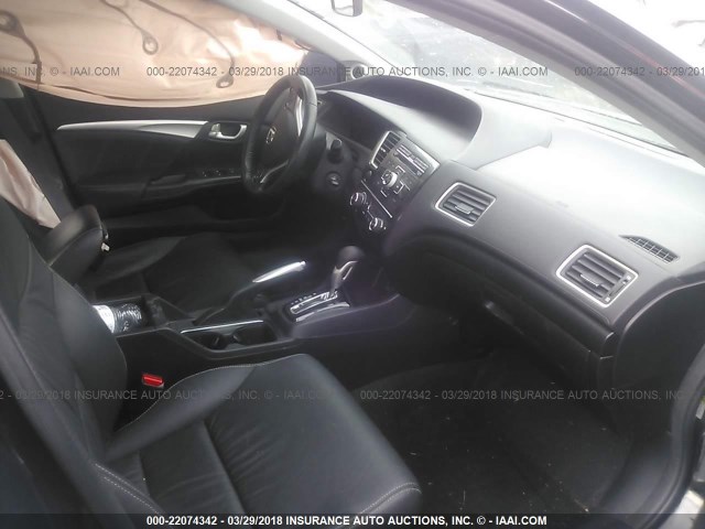 2HGFB2F92DH550776 - 2013 HONDA CIVIC EXL Qara foto 5