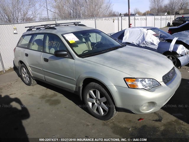 4S4BP61CX67354698 - 2006 SUBARU LEGACY OUTBACK 2.5I BEIGE photo 1