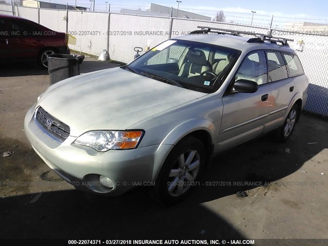 4S4BP61CX67354698 - 2006 SUBARU LEGACY OUTBACK 2.5I BEIGE photo 2