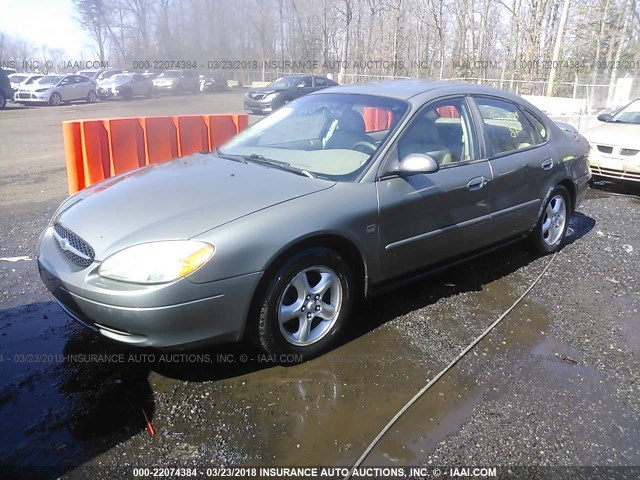 1FAFP55S53G149261 - 2003 FORD TAURUS SES GREEN photo 2