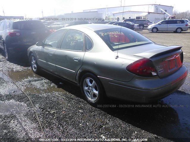 1FAFP55S53G149261 - 2003 FORD TAURUS SES GREEN photo 3