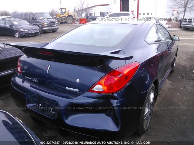 1G2ZM177584242599 - 2008 PONTIAC G6 GXP BLUE photo 4