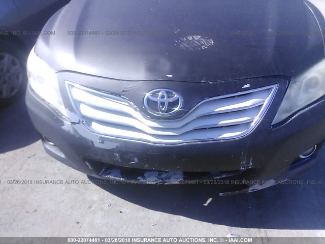 4T4BF3EK9BR118970 - 2011 TOYOTA CAMRY SE/LE/XLE BLACK photo 6