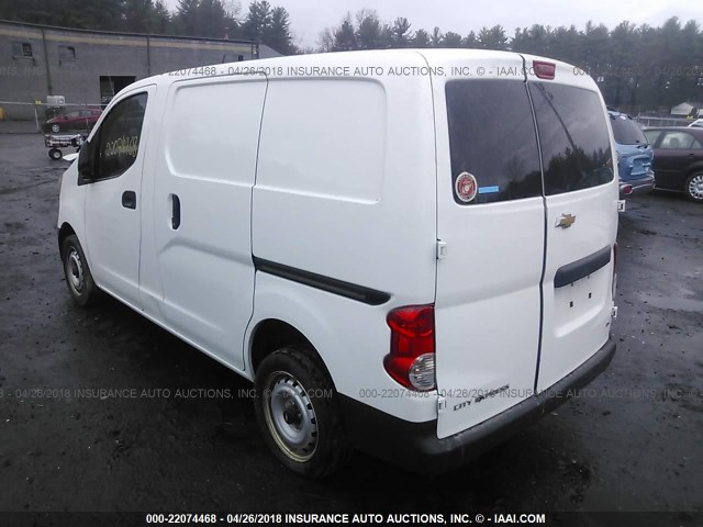 3N63M0YN5FK713184 - 2015 CHEVROLET CITY EXPRESS LS WHITE photo 3