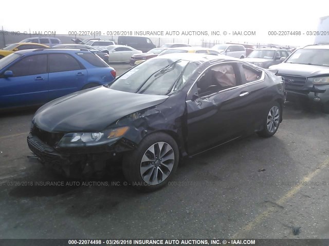 1HGCT1B81DA023785 - 2013 HONDA ACCORD EXL BLACK photo 2