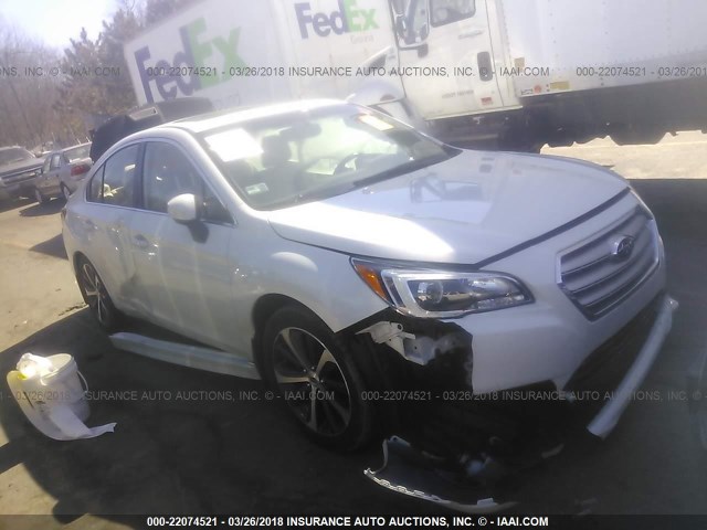 4S3BNAL69F3030928 - 2015 SUBARU LEGACY 2.5I LIMITED WHITE photo 1