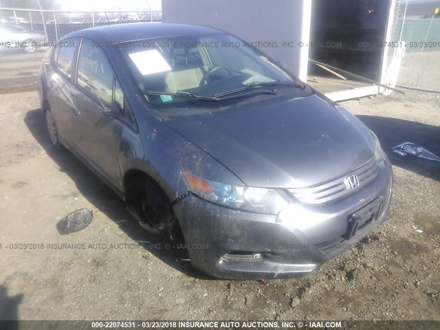 JHMZE2H57AS010517 - 2010 HONDA INSIGHT LX GRAY photo 6