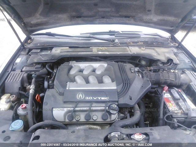19UYA2240VL003757 - 1997 ACURA 3.0CL მწვანე ფოტო 10
