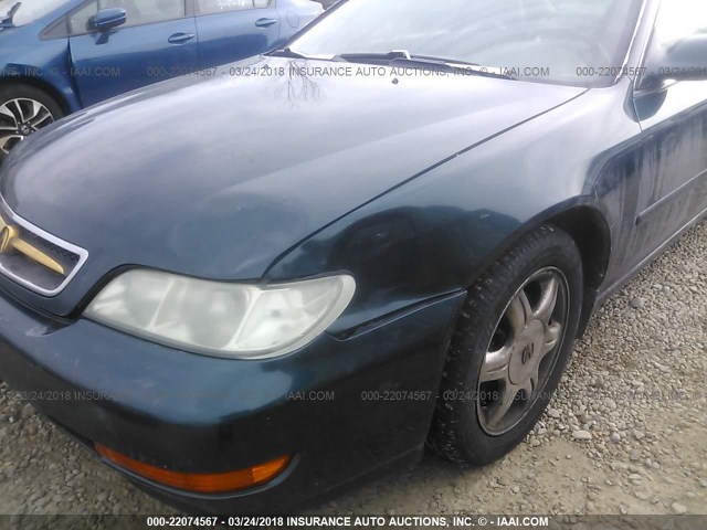 19UYA2240VL003757 - 1997 ACURA 3.0CL GREEN photo 6