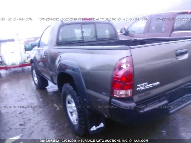 5TFPX4EN7CX007268 - 2012 TOYOTA TACOMA BROWN photo 3